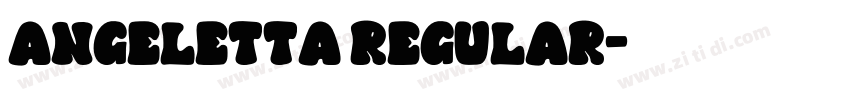 Angeletta Regular字体转换
